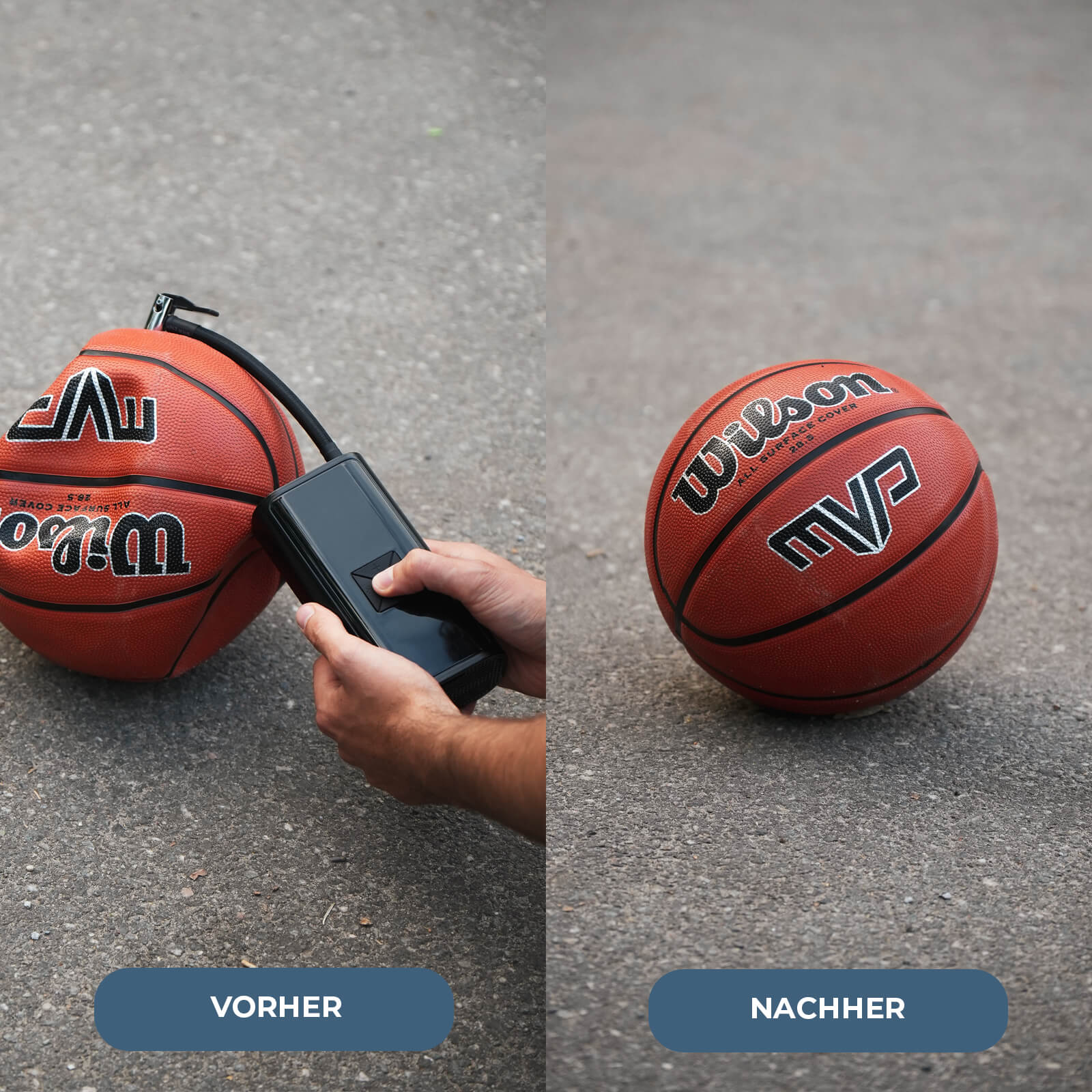 AirPulse One Tragbarer Mini-Kompressor mit Akku